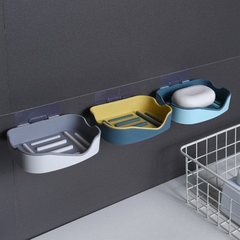 Khay đựng xà phòng gắn tường, khay đựng xà bông 2 lớp cao cấp nhỏ gọn tiện lợi
