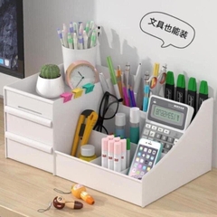 Kệ Đựng Mỹ Phẩm Đồ Trang Điểm 3 Tầng 2 ngăn Mini