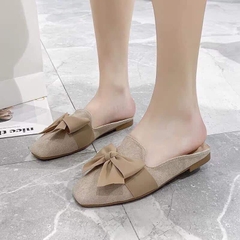 giày búp bê sục nơ