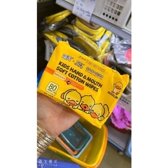 [HOT]  Thùng 10 Gói Khăn Giấy Ướt Vịt Vàng Cao Cấp 80 tờ