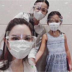 Face Shield Kính Chống Giọt Bắn Bảo Hộ Chống Dịch - CẢ BỘ GỒM KÍNH VÀ GỌNG KÍNH NHƯ HÌNH