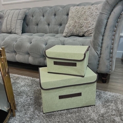 Combo set 2Hộp Đựng Đồ Đa Năng Đựng Quần Áo Bằng Vải
