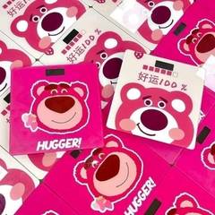 Cân điện tử sức khoẻ hình gấu hồng cute- Cân hình gấu dâu LOSTO theo dõi cân nặng gia đình độ chính xác cao