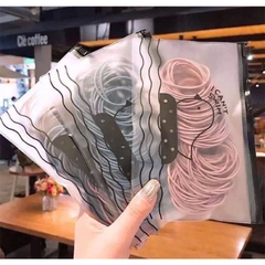 Set 100 sợi Thun Cột Tóc Đủ Màu Dành Cho Bé Gái