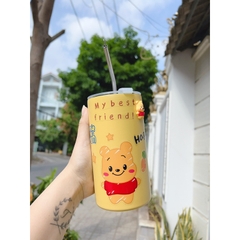 Ly Giữ Nhiệt Thái Lan Hình Gấu Dâu Siêu Hot Siêu Cute