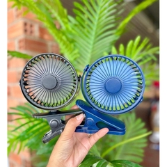 Quạt Tích Điện Mini Kẹp Bàn Quạt Mini Tích Điện Để Bàn Cực Mát Độ Kẹp Chắc Chắn Cho Dân Văn Phòng