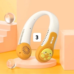 Quạt Đeo Cổ Điều Hoà 3 Chế Độ Làm Mát Hình Thú Loại 1