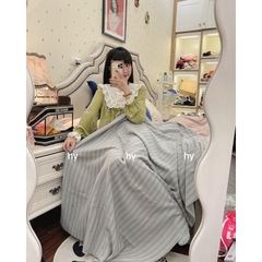 Chăn Văn Phòng Ikea- Chăn Dạ Mỏng Văn Phòng