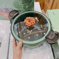 Nồi Áp Suất Quả Bí Ngô Siêu Chống Dính Đa Năng, Hầm Gà, Cháo- Nồi Chiên, Xào Nấu Nướng