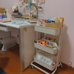 Kệ Spa Kệ Đựng Gia Vị Đựng Đồ Đa Năng 3 Tầng Có Bánh Xe Xoay 360 Độ Tiện Lợi Có Khoá Bánh Khung Thép Sơn Tĩnh Điện