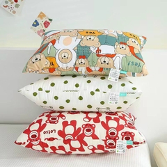 Gối Nằm Ngủ DOHIA Cotton Cao Cấp Hương Bạc Hà Hình Siêu Cute