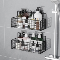 Kệ Đựng Đồ Nhà Tắm Dán Tường Hình Chữ Nhật Tiết Kiệm Không Gian Chất Liệu Thép Không Gỉ