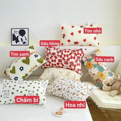 Gối Kháng Khuẩn Cao Cấp Đàn Hồi Cao Siêu Thấm Hút, Mềm Mại Độ Cao Phù Hợp Với Nhiều Người