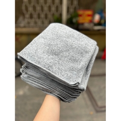 Combo 10 Chiếc Khăn Lau Đa Năng 2 Mặt 2 Chất Liệu đễ Lau Bàn Lau Bếp Lau Xe