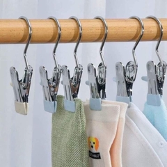 Móc Kẹp Phơi Đồ Inox Kẹp Tất Vớ Kẹp Quần Lót Siêu Tiện Lợi 1 Móc Kèm 1 Kẹp