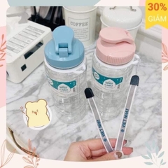 Bình Nước Nhựa 750ml Kèm Dây Đeo