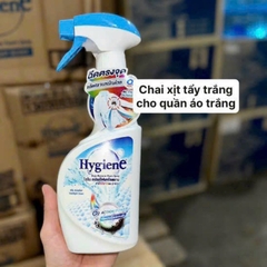 Xịt Tẩy Trắng Quần Áo Hygiene Thái Lan Tẩy Vết Bẩn Cứng Đầu Dạng Xịt Không Cần Ngâm Quần Áo Trước