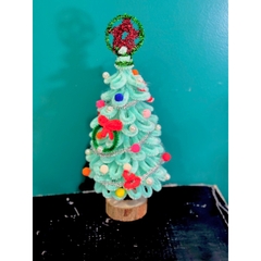 [ Full phụ kiện ] Set Tự Làm Cây Thông Noel Bằng Kẽm Nhung Nhiều Kích Thước Nguyên Liệu Làm Cây Thông Kẽm Nhung