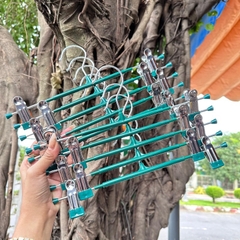 Set 10 Móc Kẹp Đôi Quần Áo Giúp Giữ Form Quần Áo Móc Kẹp 2 Đầu Chịu Được Độ Nặng Cao