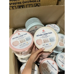Rổ Nắp Tròn Thái Việt Nhật Đựng Hành Tỏi Trứng Hoa Quả Đồ Ăn Vặt