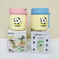 Bình Ủ Cháo Cho Bé 450ml Ca Ủ Cháo Inox 304 2 Lớp Cách Nhiệt Mang Đi Làm Trữ Cháo Cho Bé
