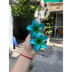 Kẹp Tóc Hoa Sứ Có Nhiều Màu Sắc Rực Rỡ 8cm Thích Hợp Đi Biển