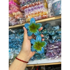 Kẹp Tóc Hoa Sứ 8cm Kẹp Tóc Càng Cua Kẹp Tóc Đi Biển Nhiều Màu Sắc Rực Rỡ Dành Cho Bạn Gái
