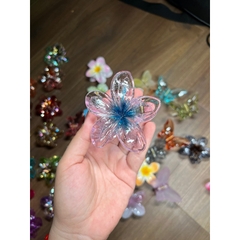 Kẹp Tóc Hoa Sứ 8cm Kẹp Tóc Càng Cua Kẹp Tóc Đi Biển Nhiều Màu Sắc Rực Rỡ Dành Cho Bạn Gái