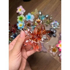 Kẹp Tóc Hoa Sứ 8cm Kẹp Tóc Càng Cua Kẹp Tóc Đi Biển Nhiều Màu Sắc Rực Rỡ Dành Cho Bạn Gái