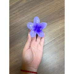 Kẹp Tóc Hoa Sứ 8cm Kẹp Tóc Càng Cua Kẹp Tóc Đi Biển Nhiều Màu Sắc Rực Rỡ Dành Cho Bạn Gái