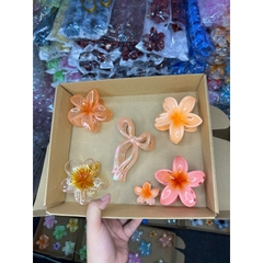 ( Mua 5 Tặng 1 ) Set Quà Tặng Kẹp Hoa Sứ Thích Hợp Làm Quà Tặng Sinh Nhật, Dịp Lễ