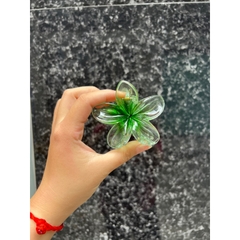 Kẹp Tóc Hoa Sứ 8cm Dành Cho Bạn Gái Thích Hợp Đễ Đi Biển Tặng Quà