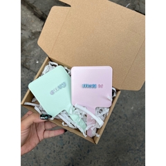 Gương Cầm Tay Custom Theo Yêu Cầu Gương Vuông Đính Chữ Theo Yêu Cầu