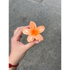 Kẹp Tóc Hoa Sứ 8cm Dành Cho Bạn Gái Thích Hợp Đễ Đi Biển Tặng Quà