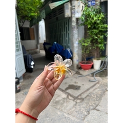 Kẹp Tóc Hoa Sứ 8cm Dành Cho Bạn Gái Thích Hợp Đễ Đi Biển Tặng Quà