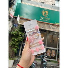 Set 5 Kẹp Sò Sao Biển Phong Cách Đại Dương Tươi Trẻ Sang Trọng Dành Cho Mọi Lứa Tuổi