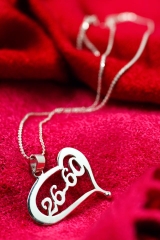 Trái tim bạc | Silver heart jewery