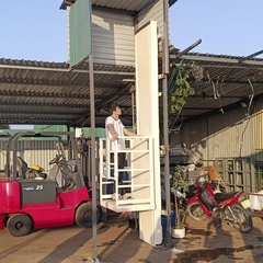Thang nâng hàng thủy lực 300kg nâng 3m HLP0.3-3
