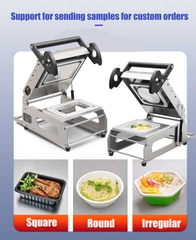 Máy dán miệng khay nhựa FR160E cho thực phẩm