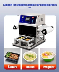 máy dán miệng khay nhựa tự động, thay khuôn linh động RS_ES30TA