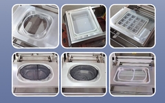 Máy dán miệng khay nhựa FR160E cho thực phẩm