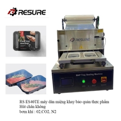 Máy Dán Miệng Khay Nhựa Tự Động Kèm Hút Chân Không Hoặc MAP Khí RS ES40TE