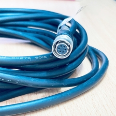 Cáp Power I/O ZX-HRS-7P-6S-CF Cable Hirose HR10A-7P-6S(73) 6 Pin Female to 4 Core + Jack DC 5.5mm x 2.1mm Female Dài 0.5M  For Power Supply and Data Control Cable Basler Camera AVT GIGE Sony CCD Industrial