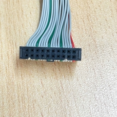 Cáp Bẹ Nhiều Màu Kết Nối Module Mitsubishi MELSEC-F Series FX3UC-64MT/D Flat Ribbon Cable IDC 20 Pin 2.54mm to Y Splitter 2 IDC Flat Ribbon 10 Pin Length 0.7M