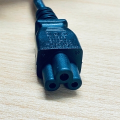 Dây Nguồn LONGWELL LP-34A LS-18 Chuẩn 2 Chân Đầu Tròn AC Power Cord Schuko CEE7 Euro Plug to C5 2.5A 250V 3x0.75mm² Length 0.9M