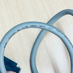 Cáp SAMWOM IO-LINK C40HF-05PB-3 Dài 0.5M PLC Connection I/O Cable A6CON4 40 Pin to IDC 40 Pin For PLC Mitsubishi Q Series