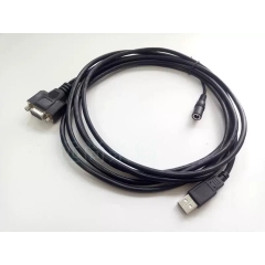 Cáp DM100-USB-000 Cable USB to DB15 HD VGA Female + DC Power Connector Dài 2M For Cognex DataMan DM50 DM60 DM70 DM150 DM-150S Barcode Reader