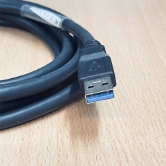 Cáp USB 3.0 Type-A sang USB Type-C góc vuông có chốt khóa kim loại Cable Right Angle USB-C to USB-A Dài 3M For USB3 Vision Industrial Cameras Industrial barcode scanners Medical equipment