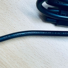 Dây Nguồn 3 Chân 2 Dẹt 1 Tròn NEMA 5-15P to C5 Power Cord NANKE COS102M E248395 XD-0018 10A 125V 3x0.824mm² Length 1.8M