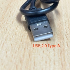 Cáp Chuyển Đổi USB 2.0 to Jack DC 5.5mm x 2.1mm Barrel Jack Power Charging Cable For LED CCTV Camera Router Length 80Cm